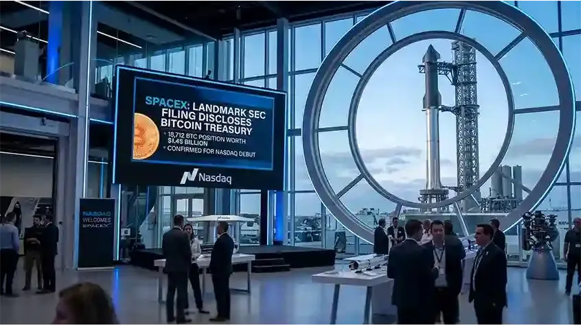 SpaceX IPO Filing Reveals $1.45B Bitcoin Treasury